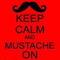 Keep Calm And Mustache On Santa Hat thumb 1