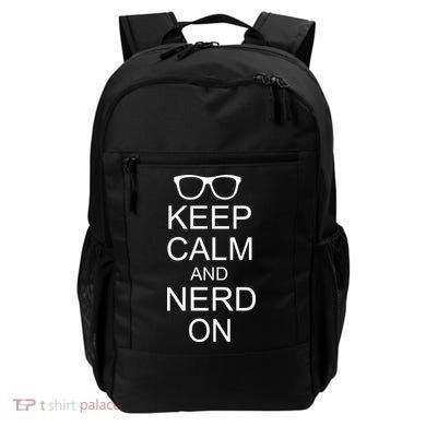 Keep Calm and Nerd On Backpack