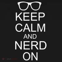 Keep Calm and Nerd On Backpack thumb 2