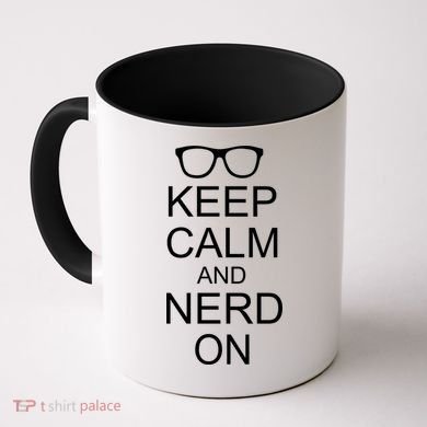 Keep Calm and Nerd On Coffee Mug