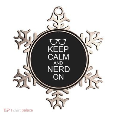 Keep Calm and Nerd On Ornament
