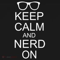 Keep Calm and Nerd On Ornament thumb 1