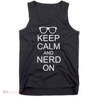 Keep Calm and Nerd On Tank Top thumb 0