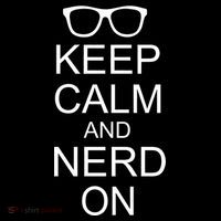 Keep Calm and Nerd On Women's Long Sleeve Shirt thumb 2