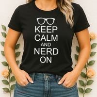 Keep Calm and Nerd On Women's T-Shirt thumb 2