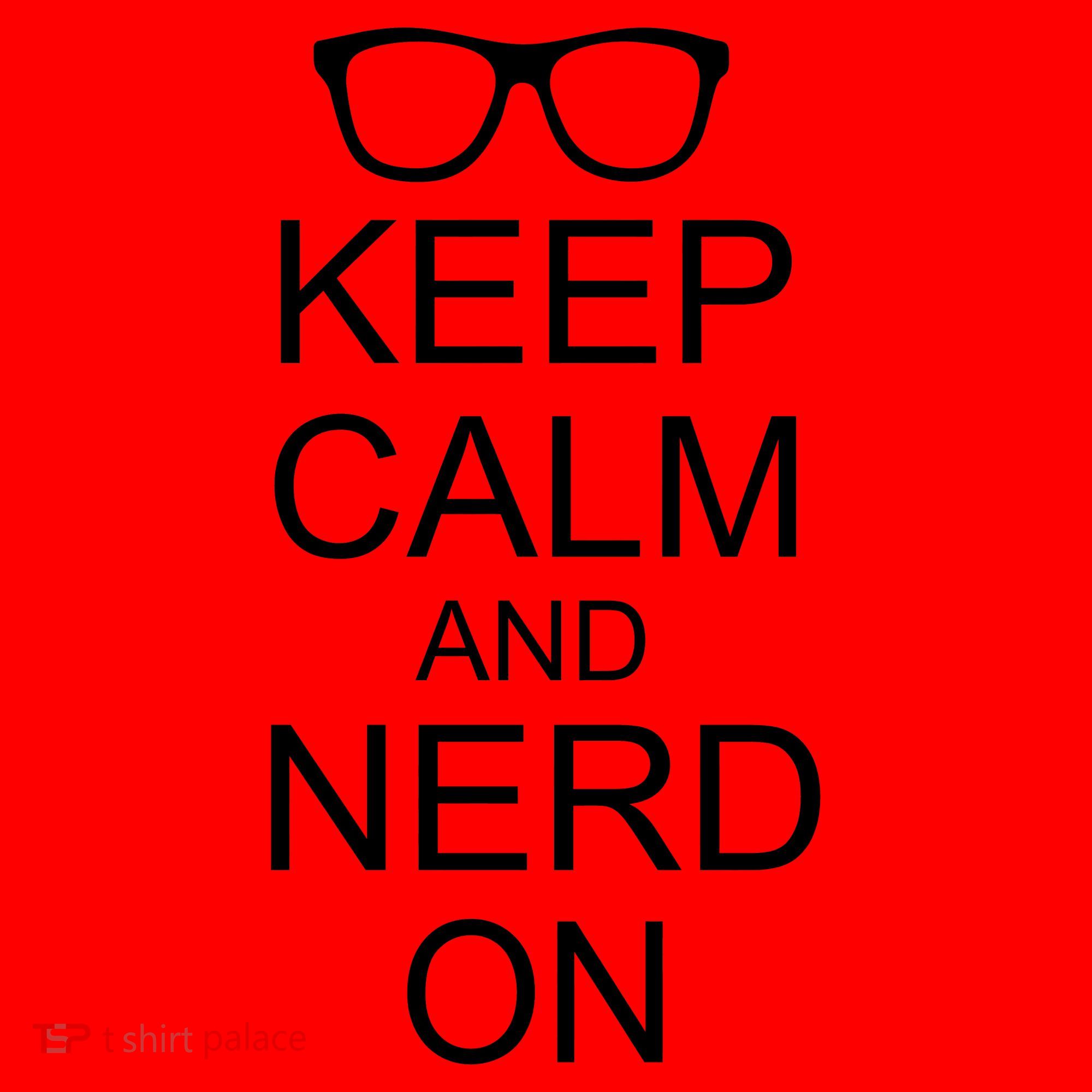 Keep Calm and Nerd On Santa Hat