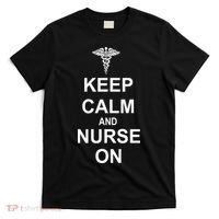 Keep Calm And Nurse On T-Shirt thumb 0
