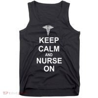 Keep Calm And Nurse On Tank Top thumb 0