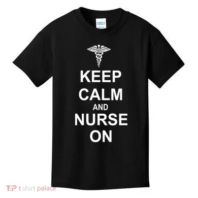 Keep Calm And Nurse On Kids T-Shirt