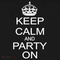Keep Calm and Party On Doggie Tank thumb 4