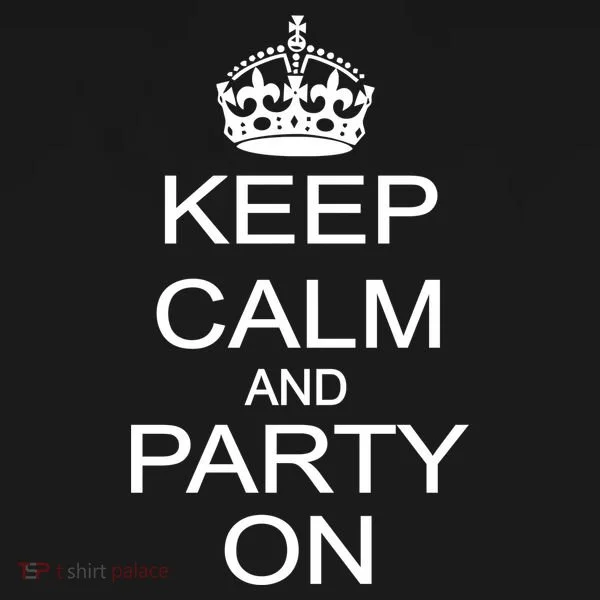 Keep Calm and Party On Doggie Tank