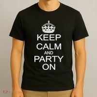 Keep Calm and Party On T-Shirt thumb 3