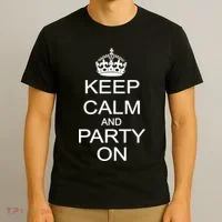 Keep Calm and Party On T-Shirt thumb 3