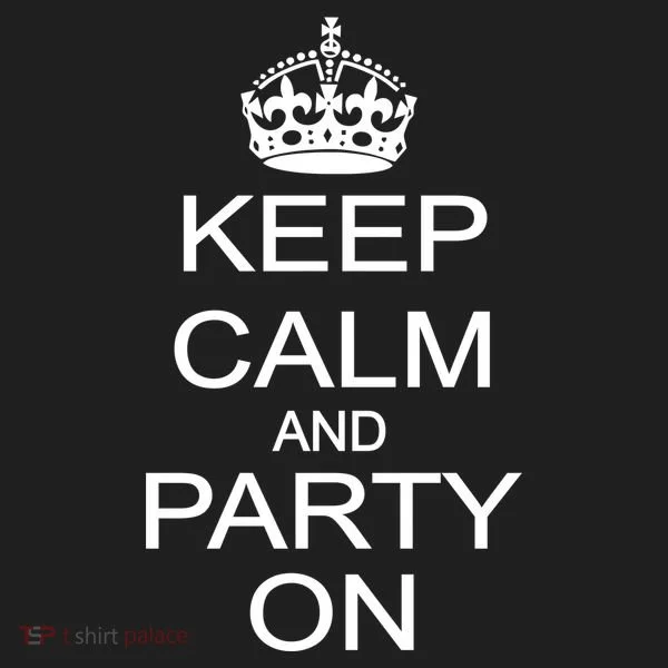 Keep Calm and Party On Tumbler