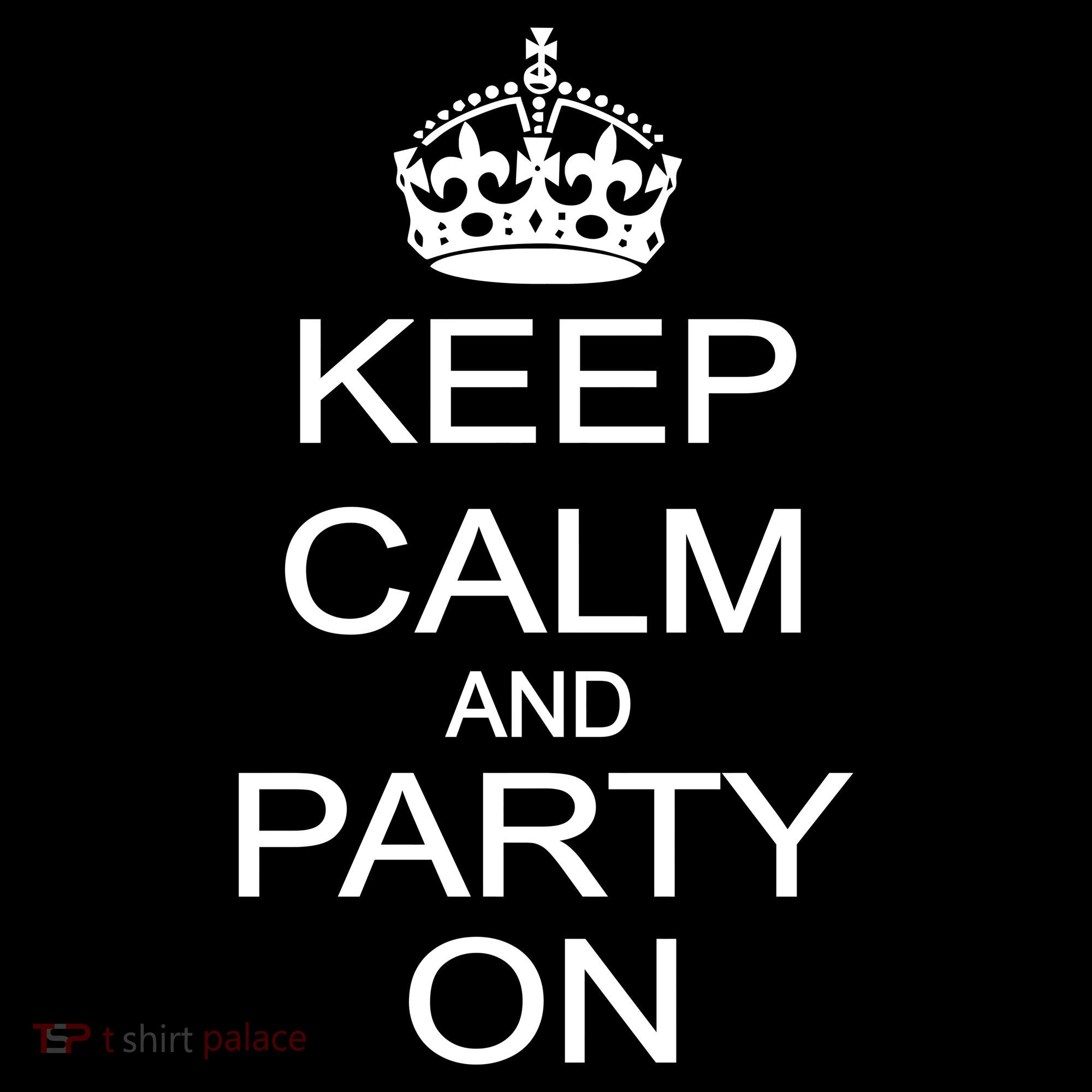 Keep Calm and Party On Mousepad