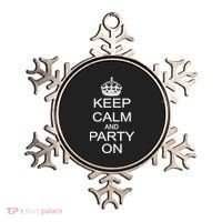 Keep Calm and Party On Ornament thumb 0