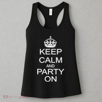 Keep Calm and Party On Women's Tank Top thumb 3