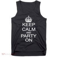Keep Calm and Party On Tank Top thumb 0