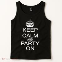 Keep Calm and Party On Tank Top thumb 2