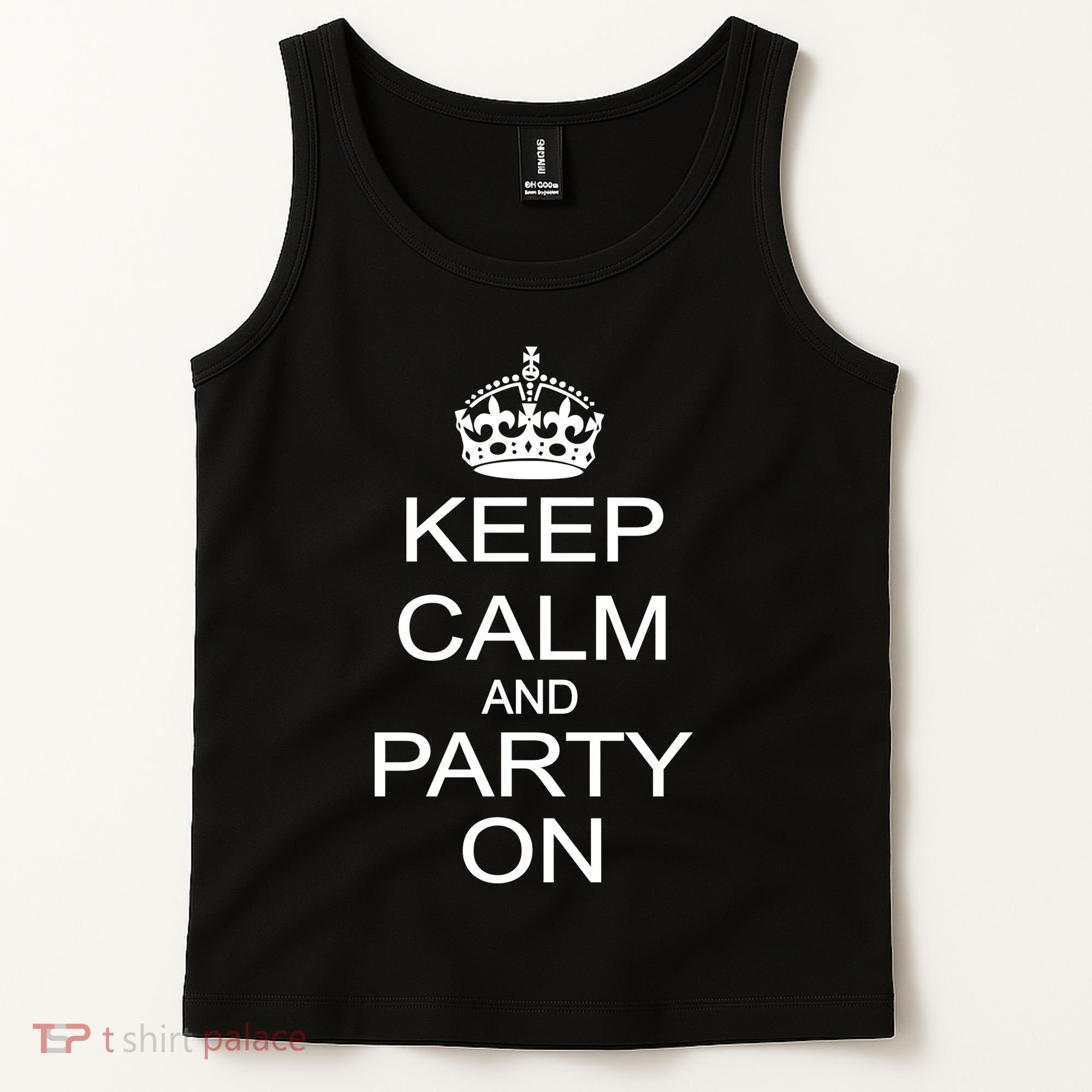 Keep Calm and Party On Tank Top