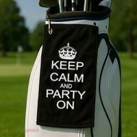Keep Calm and Party On Golf Towel thumb 2