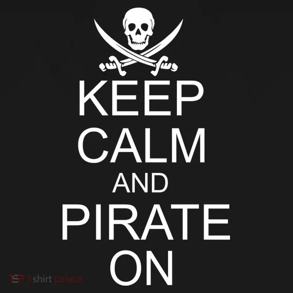 Keep Calm and Pirate On Doggie Tank