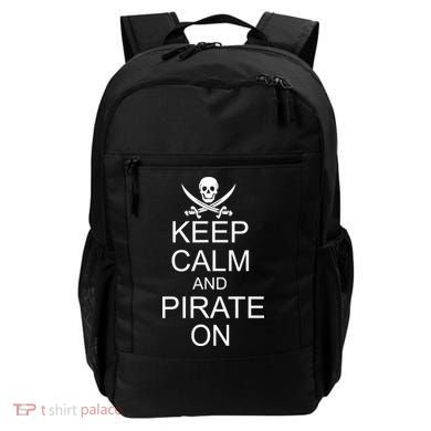Keep Calm and Pirate On Backpack