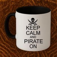Keep Calm and Pirate On Coffee Mug thumb 2