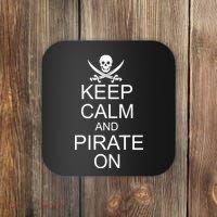 Keep Calm and Pirate On Coaster thumb 0