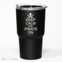 Keep Calm and Pirate On Tumbler thumb 0
