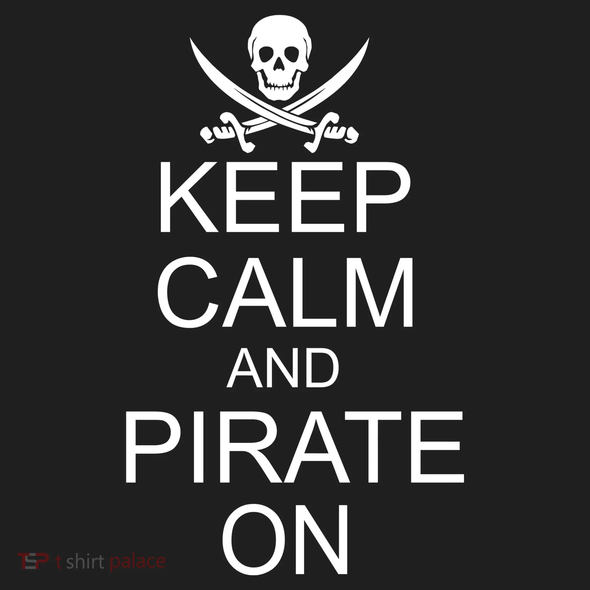 Keep Calm and Pirate On Tumbler