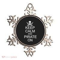 Keep Calm and Pirate On Ornament thumb 0