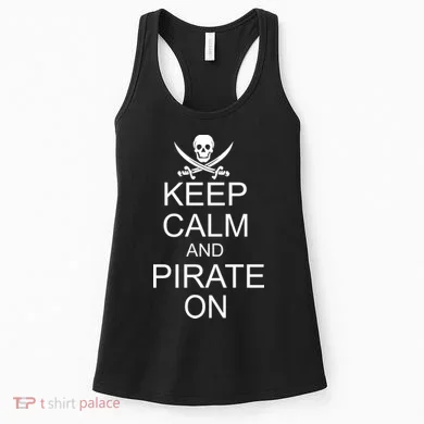 Keep Calm and Pirate On Women's Tank Top