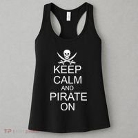 Keep Calm and Pirate On Women's Tank Top thumb 3
