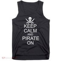 Keep Calm and Pirate On Tank Top thumb 0
