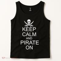 Keep Calm and Pirate On Tank Top thumb 2