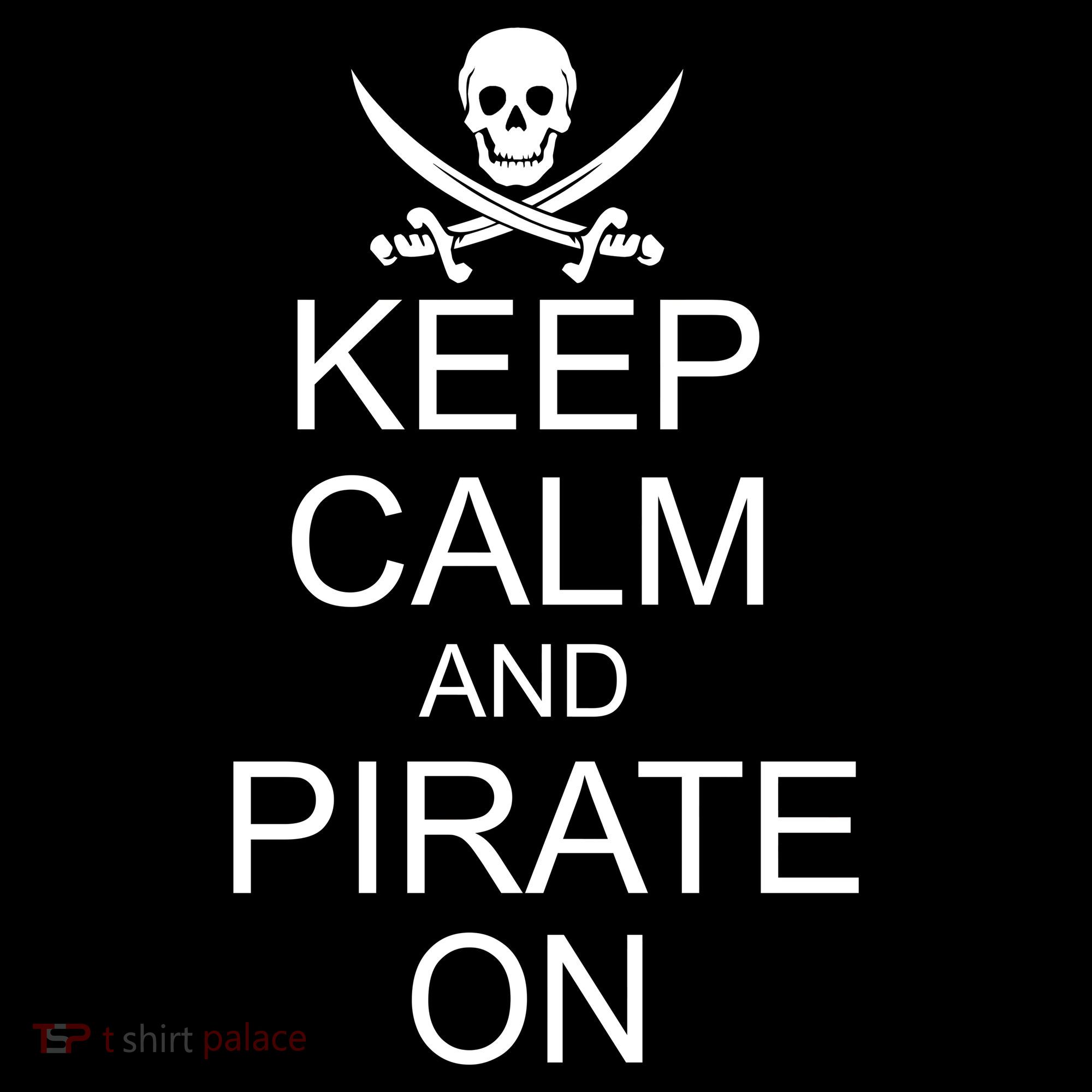 Keep Calm and Pirate On Women's Long Sleeve Shirt