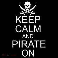 Keep Calm and Pirate On Kids T-Shirt thumb 4