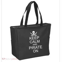 Keep Calm and Pirate On Tote Bag thumb 2