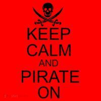 Keep Calm and Pirate On Santa Hat thumb 1