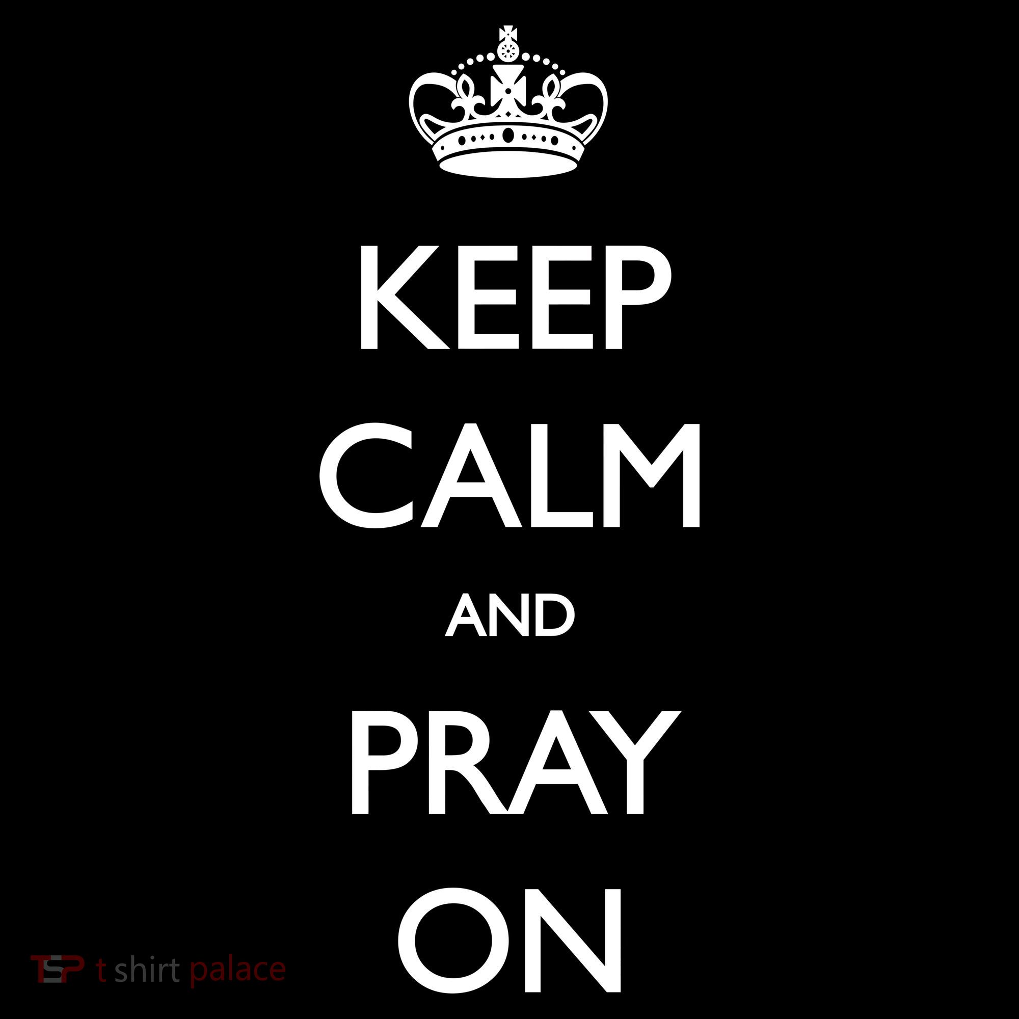 Keep Calm And Pray On Women's Hoodie