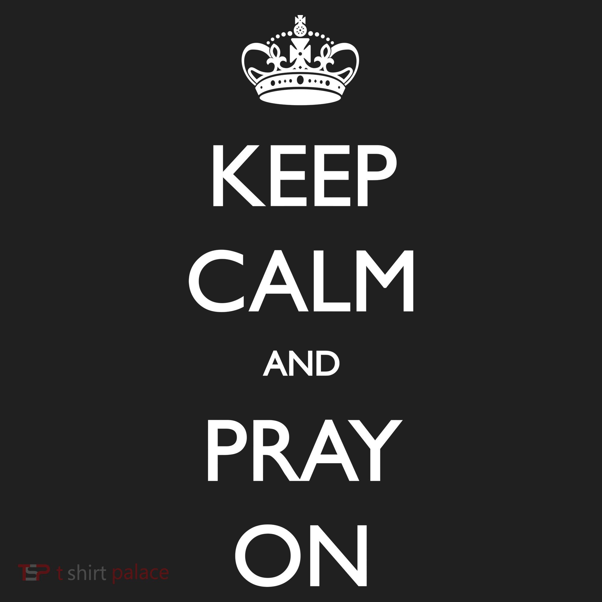 Keep Calm And Pray On Golf Towel