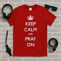 Keep Calm And Pray On T-Shirt thumb 5