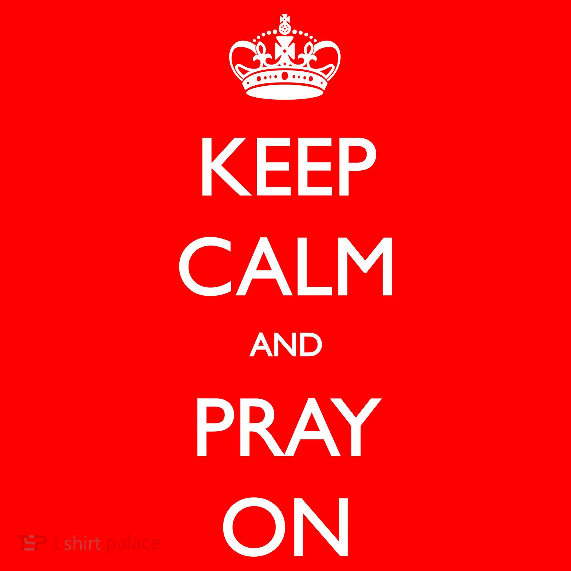 Keep Calm And Pray On Coaster