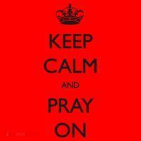 Keep Calm And Pray On Santa Hat thumb 1