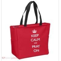 Keep Calm And Pray On Tote Bag thumb 2