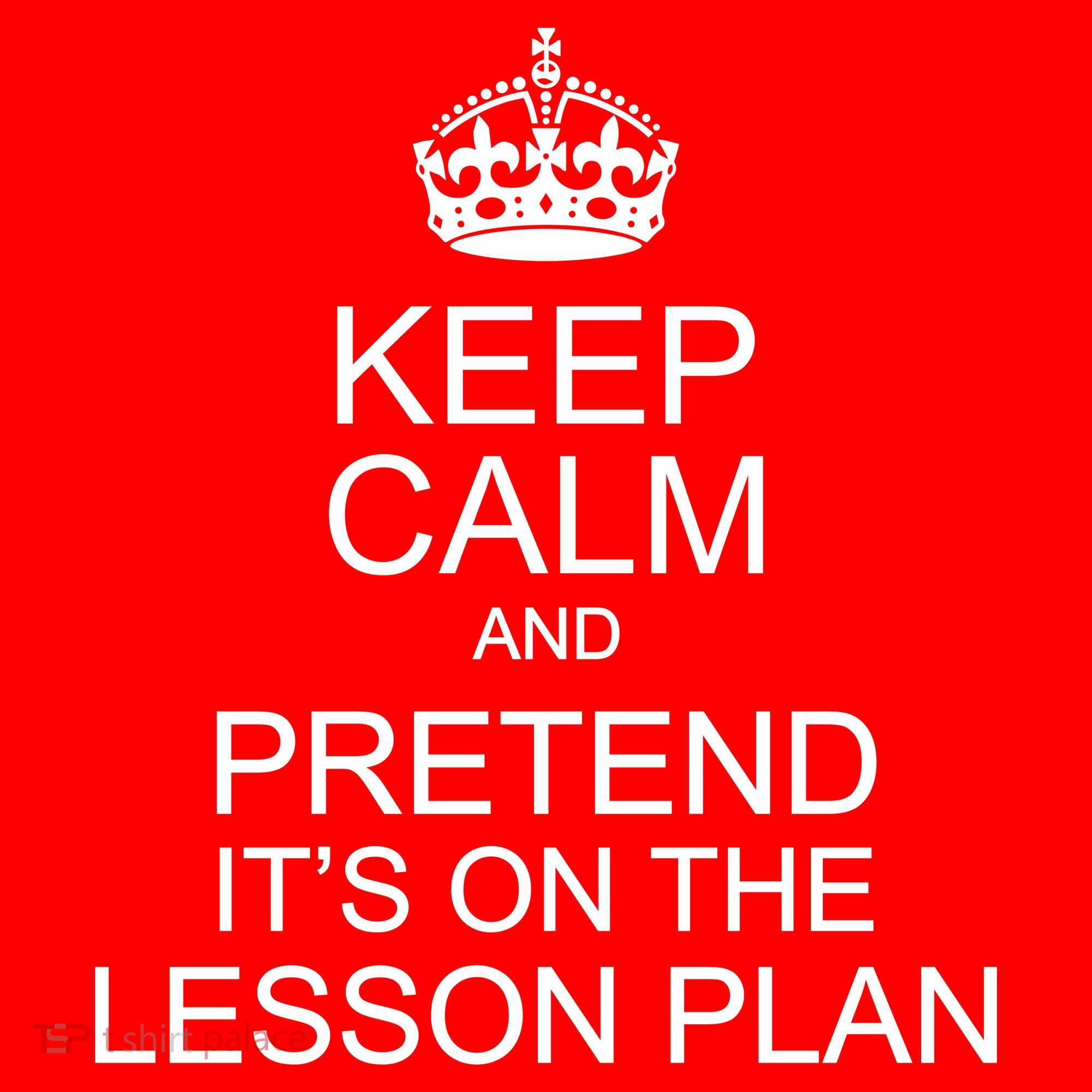 Keep Calm And Pretend It's On The Lesson Plan Toddler Hoodie