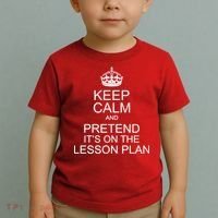 Keep Calm And Pretend It's On The Lesson Plan Toddler T-Shirt thumb 2