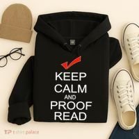 Keep Calm and Proof Read Hoodie thumb 4