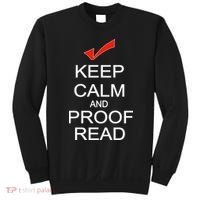 Keep Calm and Proof Read Sweatshirt thumb 0